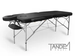 Skládací masážní stůl TANDEM Profi A2D Barva: černá