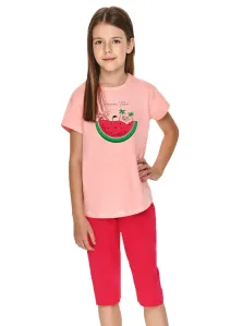 Dívčí pyžamo Valentina s obrázkem Taro Barva/Velikost: růžová (pink) / 110