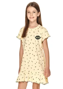 Dívčí vzorovaná noční košile Natasza Taro Barva/Velikost: žlutá světlá / 110