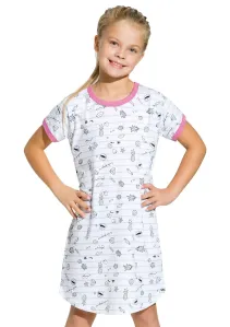 Dívčí vzorovaná noční košile Pepa Taro Barva/Velikost: šedá světlá / 104