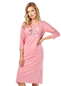Dámská jednobarevná noční košile Olympia 2996/32 Taro Barva/Velikost: růžová (pink) / S