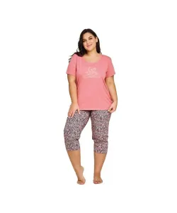 Taro Amora 3171 01 růžové Dámské pyžamo, 3XL, růžová