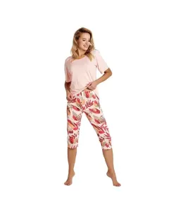Taro Lily 3116 01 růžové Dámské pyžamo, L, růžová