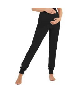Taro 3058 Teplákové těhotenské kalhoty, L, černá