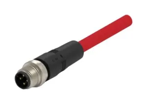 Te Connectivity Tad14141311-001 Sensor Cord, 4P M12 Plug-Free End, 19.7