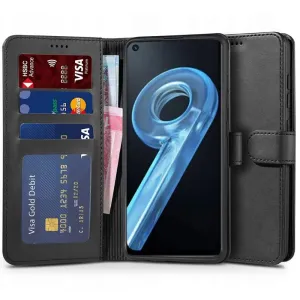 Tech-Protect Wallet knížkové pouzdro na Realme 9i, černé