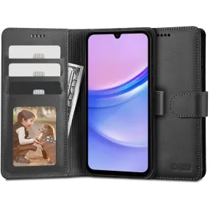 Tech-Protect Wallet knížkové pouzdro na Samsung Galaxy A15 4G / 5G, černé