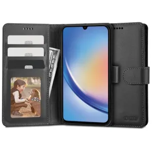 Tech-Protect Wallet knížkové pouzdro pro Samsung Galaxy A34 5G, černé