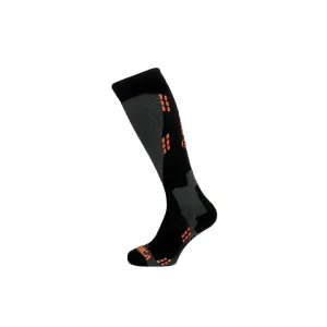 TECNICA-Wool ski socks, black/orange Černá 35/38