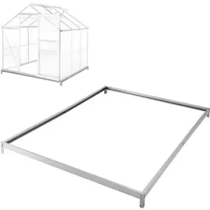 TECTAKE Základna pro skleník, 190 x 190 x 12cm