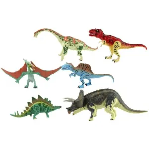 Teddies Sada Dinosaurus hýbající se 6 ks plast v krabici 48x17x13 cm