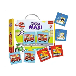 Pexeso Maxi Vozidla 24 kusů společenská hra v krabici 37x29x6cm 24m+