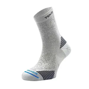 TEKO Lehké běžecké ponožky eco RUN 2.0 SHORT CREW, bílé - L