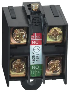Telemecanique Sensors Xe2Np2161 Limit Switch Contact Block, 2 Pole