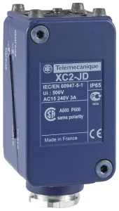 Telemecanique Sensors Zc2Jd4 Limit Switch Body, Dpdt, Screw Clamp