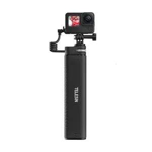 Selfie tyč s USB-C powerbankou Telesin pro sportovní fotoaparáty / chytré telefony TE-CSS-001