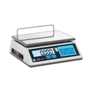 Stolní váha cejchovaná 30 kg / 10 g LCD Memory - Stolní váhy TEM