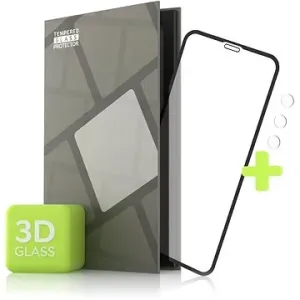 Tempered Glass Protector pro iPhone 11 Pro Max - 3D Case Friendly, Černé + sklo na kameru