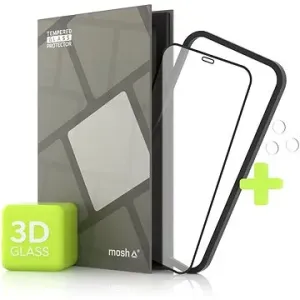 Tempered Glass Protector pro iPhone 12 Pro Max, 3D Case Friendly, Černé + sklo na kameru