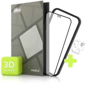 Tempered Glass Protector pro iPhone 12 Pro Max, 3D + sklo na kameru + instalační rámeček