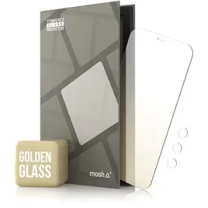 Tempered Glass Protector zrcadlové pro iPhone 12 / 12 Pro, Zlaté + sklo na kameru