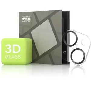 Tempered Glass Protector pro kameru iPhone 13 mini / 13 - 3D Glass, černá (Case friendly)