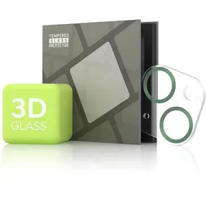 Tempered Glass Protector pro kameru iPhone 13 mini / 13 - 3D Glass, zelená (Case friendly)