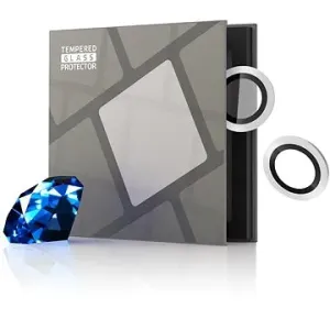 Tempered Glass Protector safírové pro kameru iPhone 13 mini / iPhone 13, 0.3 karátové, bílá