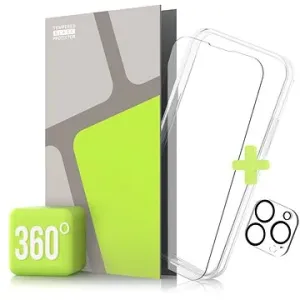 Tempered Glass Protector 360° pro iPhone 14 Pro + sklo na kameru + ochranný rámeček