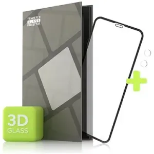 Tempered Glass Protector pro iPhone 11 - 3D Case Friendly, Černé + sklo na kameru