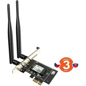 Tenda E33 Wireless AX5400 WiFi 6E USB Adapter, MU-MIMO, WPA3, PCI Express, 2x 5 dBi anténa, Bluetoot