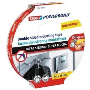 tesa Powerbond Ultra Strong, oboustranná montážní páska, bílá, 5m:19mm