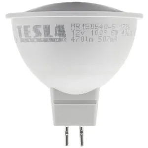 Tesla - LED žárovka GU5,3 MR16, 4W, 12V, 300lm, 25 000h, 4000K denní bílá, 100st