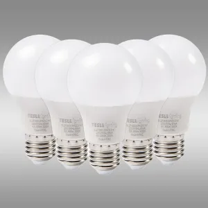 LED žárovka Bulb 8W E27 4000K, 5 pack