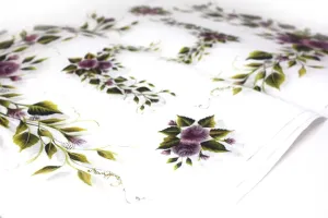 Rýžový papír Kali s potiskem - fialové květy