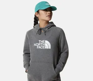 Mikina The North Face dámská, šedá barva, s kapucí, melanžová, NF0A55ECDYY1-DYY1