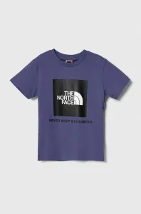 Dětské bavlněné tričko The North Face s potiskem