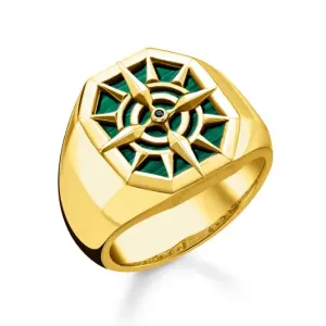THOMAS SABO prsten Compass green TR2274-140-6 #4555914