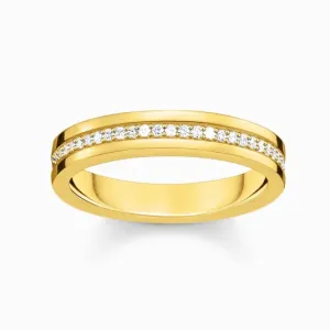THOMAS SABO prsten White stones gold TR2117-414-14 #5290313