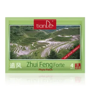 Tiande Tělová fytonáplast Zhui Feng Forte 4 ks