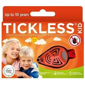 TickLess Kid Ultrazvukový odpuzovač klíšťat oranžový