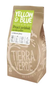 Prací prášek z mýdlových ořechů na bílé prádlo a látkové pleny (papírový sáček) Tierra Verde 850g