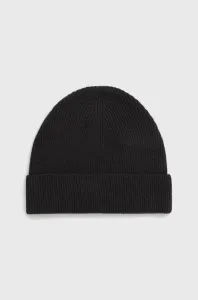 Vlněný klobouk Tiger Of Sweden černá barva, z tenké pleteniny