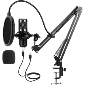 Stolní studiový mikrofon s USB konektorem