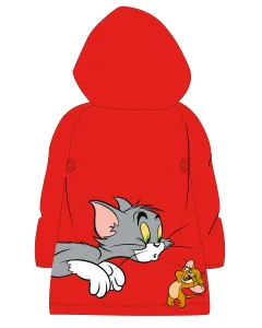 Tom a Jerry - licence Dětská pláštěnka - Tom a Jerry 5228707, červená Barva: Červená, Velikost: 122-128