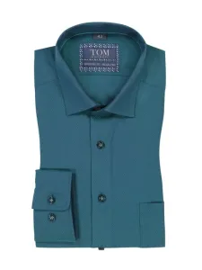 Nadměrná velikost: Tom Rusborg, Košile s drobným potiskem, modern fit, extra dlouhá Námořnická Modrá