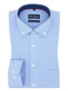Nadměrná velikost: Tom Rusborg, Košile s náprsní kapsou, extra dlouhá Světle Modrá
