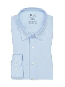 Nadměrná velikost: Tom Rusborg, Košile s podílem lyocellu, modern fit, extra dlouhá Světle Modrá