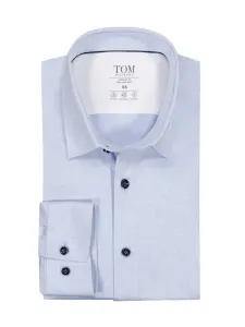 Nadměrná velikost: Tom Rusborg, Košile s podílem strečových vláken, comfort fit Světle Modrá