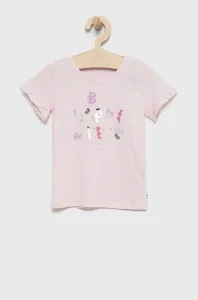Dětské bavlněné tričko Tom Tailor růžová barva #2017221